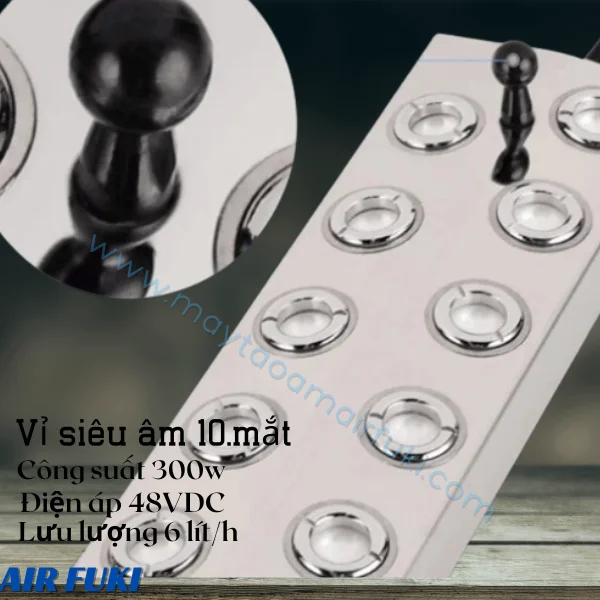 Vỉ Phun Sương 10 Mắt 300W AFK-10T