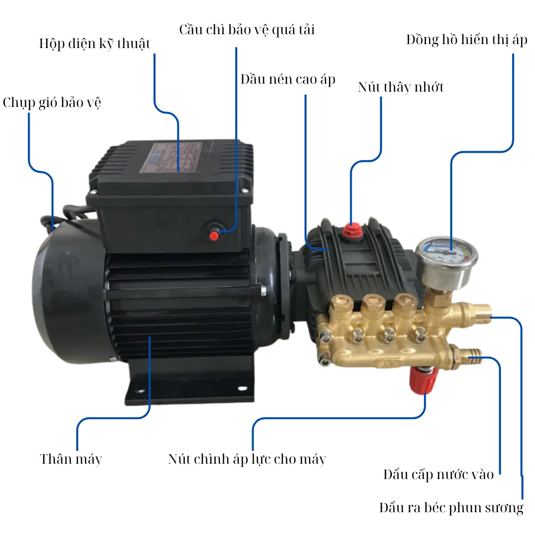 Máy phun sương cao áp HP-270 cho nhà yến