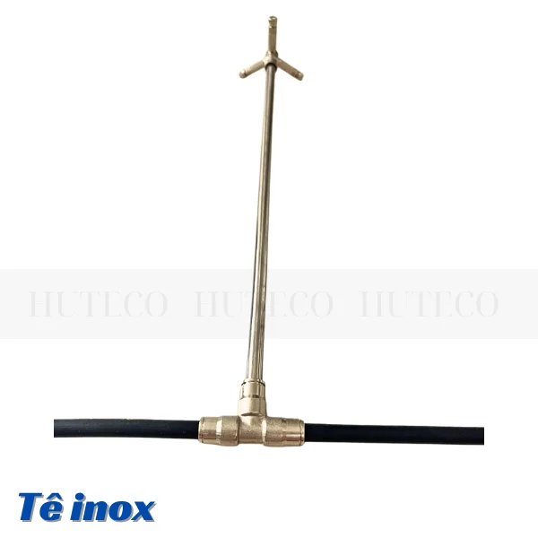 Tê Inox đầu nối nhanh phun sương