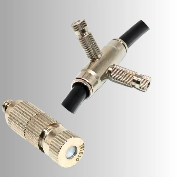 Đầu nối phun sương 2 béc chữ V