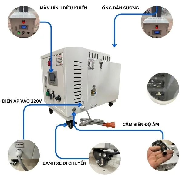Máy Tạo Ẩm Công Nghiệp Afk-09j Siêu Âm