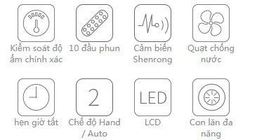 Máy Tạo Ẩm Công Nghiệp AFK-12J Siêu Âm