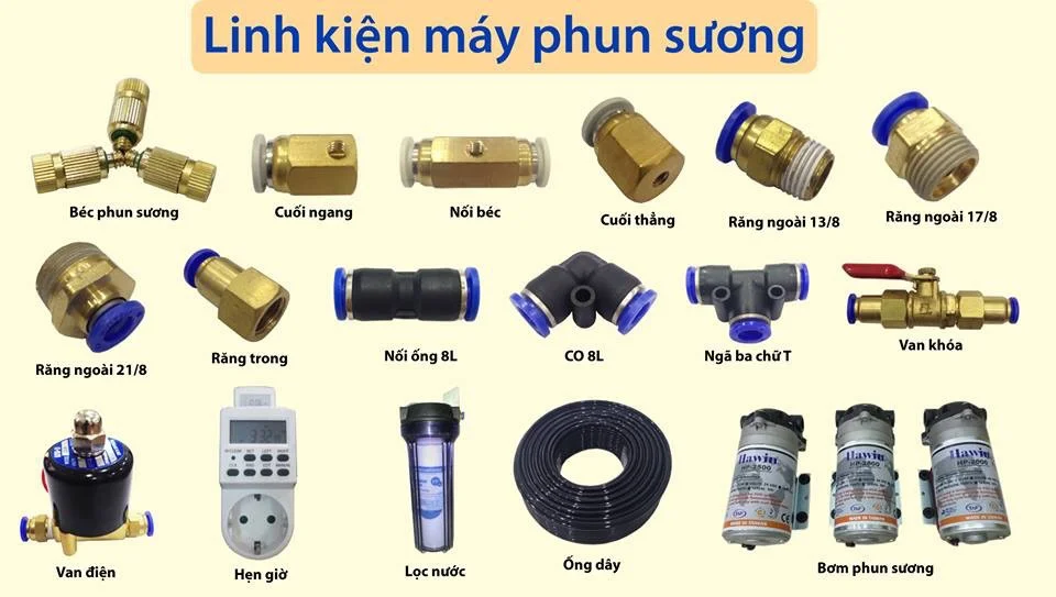 Trọn Bộ Máy Phun Sương FUJITEX FOG-3017 làm máy